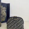 Replica Dior 30 Montaigne Beauty Pouch Blue Oblique Jacquard S2124