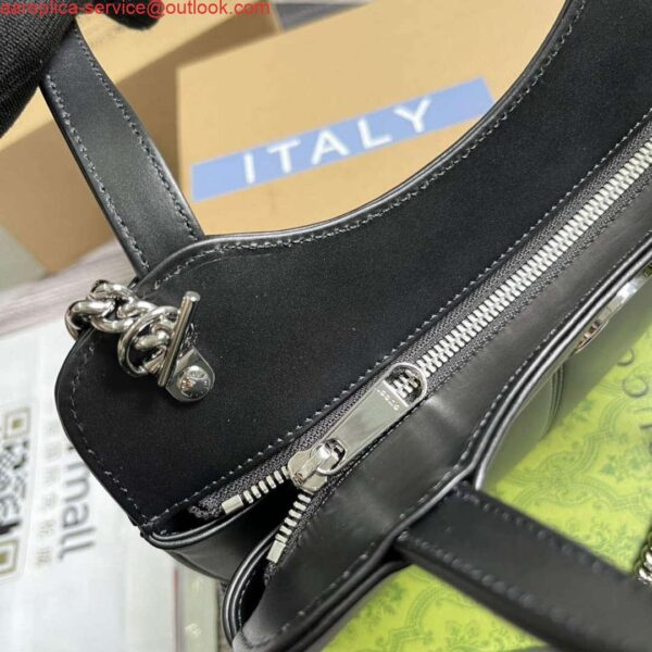 Replica Gucci 745918 Petite GG Small Tote Bag Black 9