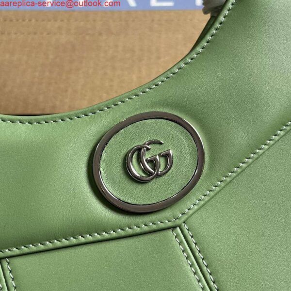 Replica Gucci 745918 Petite GG Small Tote Bag Light green 5