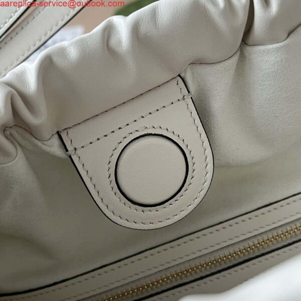 Replica Gucci 746210 Gucci Deco medium tote bag in White Leather 7