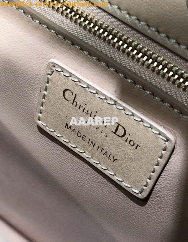 Replica Dior 30 Montaigne Calfskin Bag in Pale Pink 13