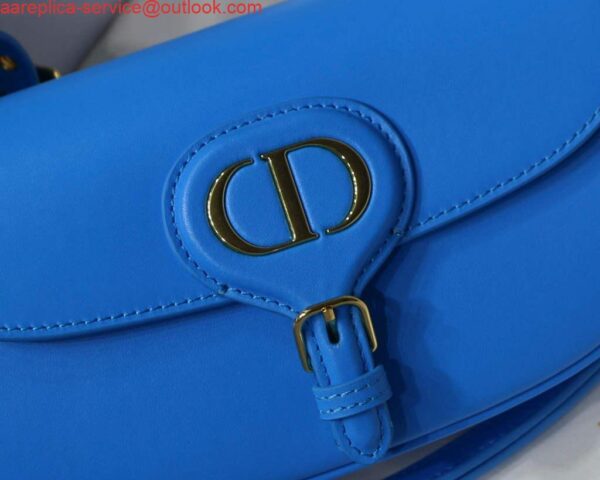 Replica Dior M9327 dior Bobby bag East West Box Calfskin Blue