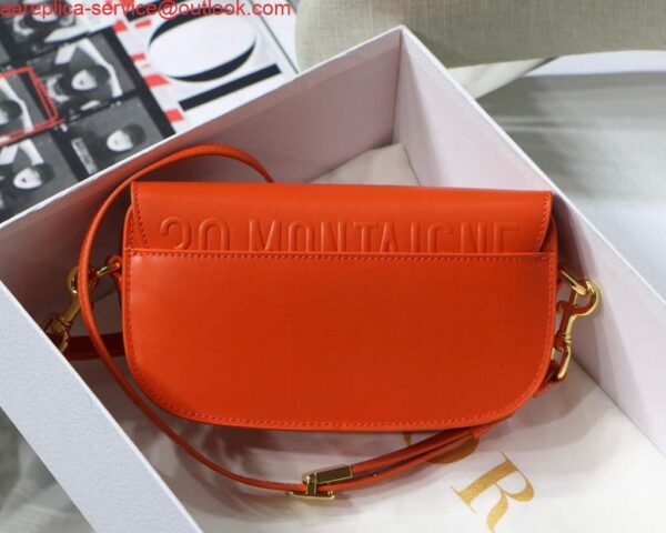 Replica Dior M9327 dior Bobby bag East West Box Calfskin Orange 3