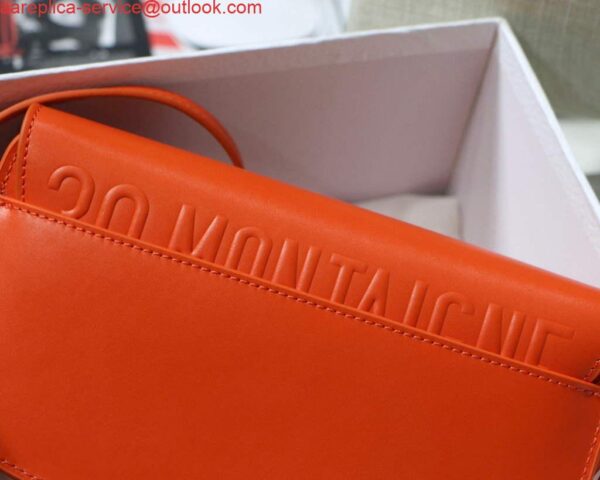 Replica Dior M9327 dior Bobby bag East West Box Calfskin Orange 4