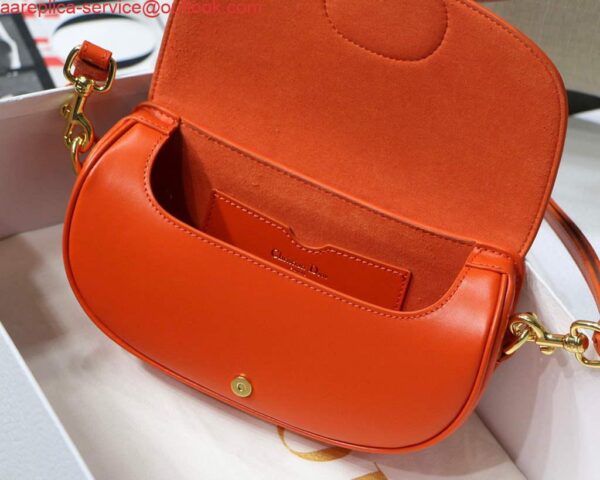 Replica Dior M9327 dior Bobby bag East West Box Calfskin Orange 7