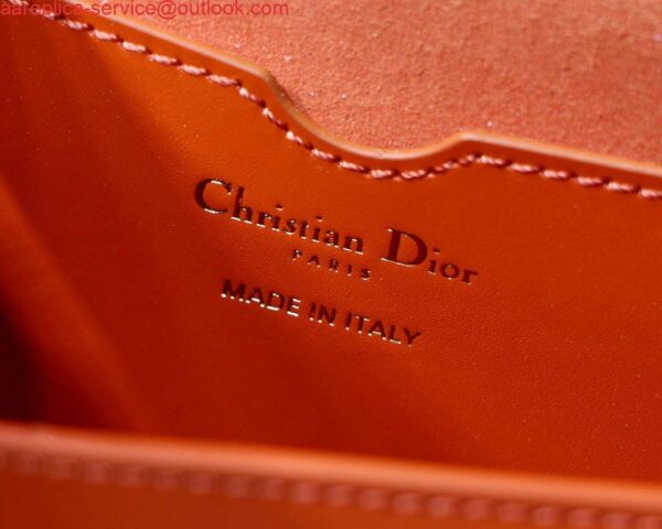 Replica Dior M9327 dior Bobby bag East West Box Calfskin Orange 8