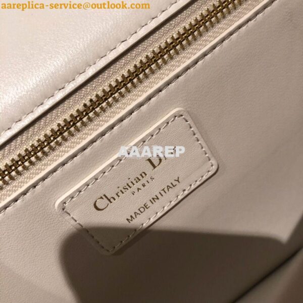 Replica Dior 30 Montaigne Calfskin Bag in White 12