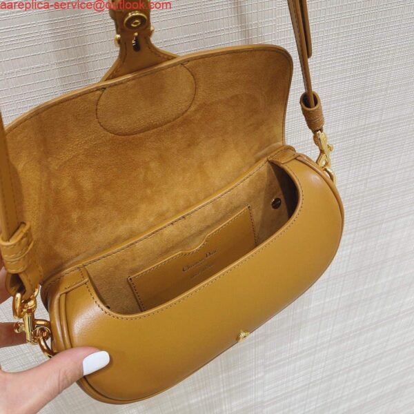 Replica Dior M9327 dior Bobby bag East West Brown Box Calfskin 7