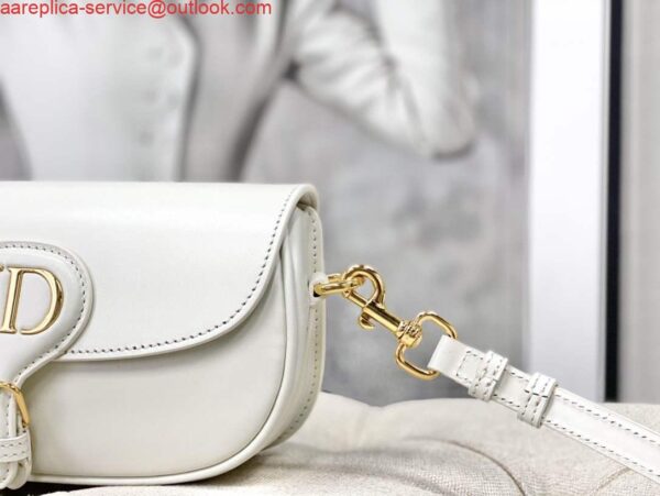 Replica Dior M9327 dior Bobby bag East West White Box Calfskin 7