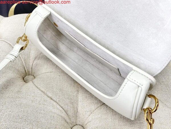 Replica Dior M9327 dior Bobby bag East West White Box Calfskin 9