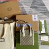 Replica Gucci 671623 Mini Tote Bag With Lnterlocking G Brown