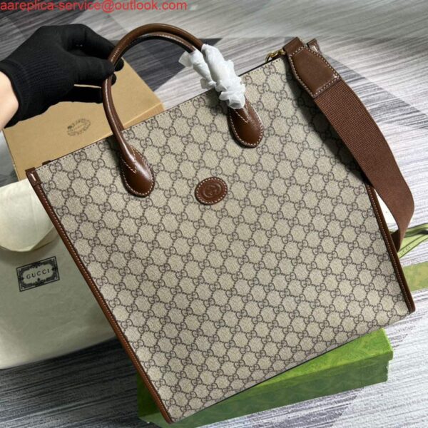 Replica Gucci 674155 Medium Tote With Lnterlocking G Bag 5