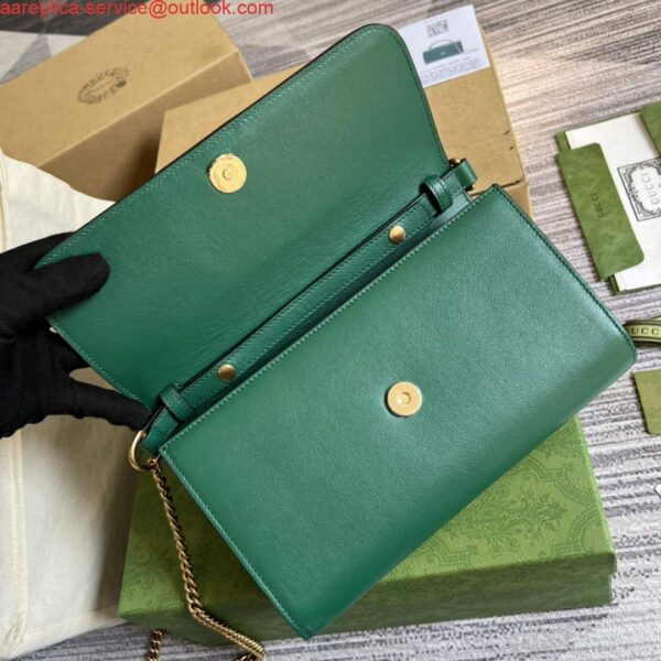 Replica Gucci 675794 Gucci Diana Small Shoulder Bag Green 8