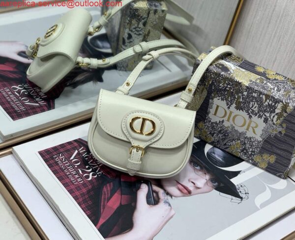 Replica Dior M2278 Mini Bobby bag White Box Calfskin 5