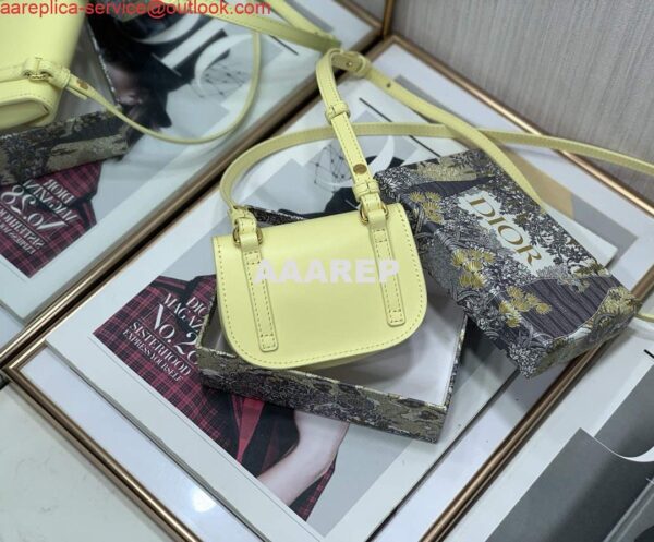 Replica Dior M2278 Mini Bobby bag Yellow Box Calfskin 5