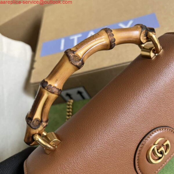 Replica Gucci 675795 Gucci Diana mini shoulder bag Brown 7