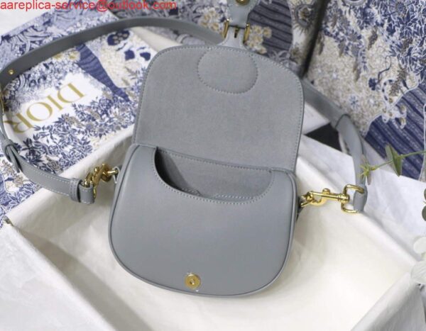 Replica Dior M9317 Crossbody small dior Bobby bag Grey box Calfskin 4