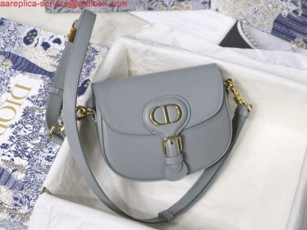 Replica Dior M9317 Crossbody small dior Bobby bag Grey box Calfskin 5