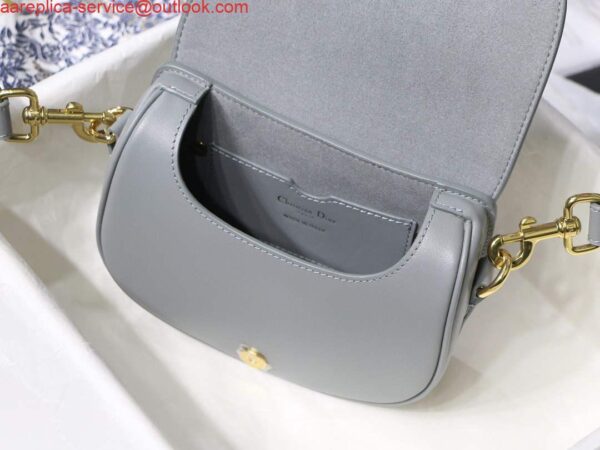 Replica Dior M9317 Crossbody small dior Bobby bag Grey box Calfskin 6