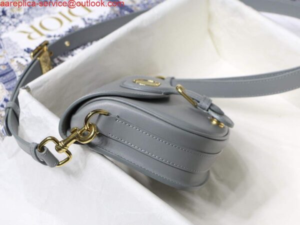 Replica Dior M9317 Crossbody small dior Bobby bag Grey box Calfskin 9