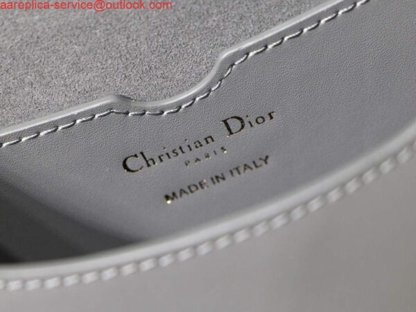 Replica Dior M9317 Crossbody small dior Bobby bag Grey box Calfskin 10