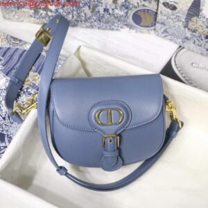 Replica Dior M9317 Crossbody small dior Bobby bag Lake Blue box Calfskin