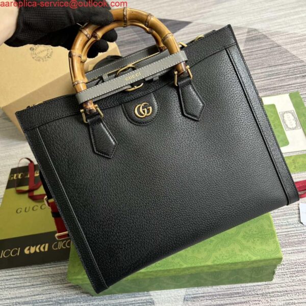 Replica Gucci 678842 Diana medium tote bag Black 5