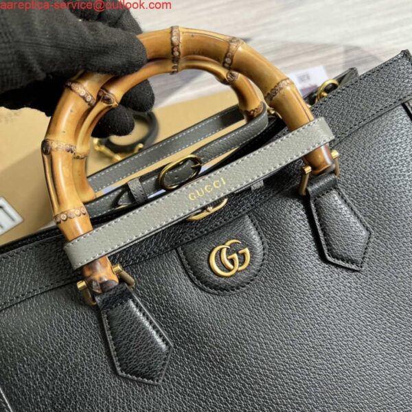 Replica Gucci 678842 Diana medium tote bag Black 6