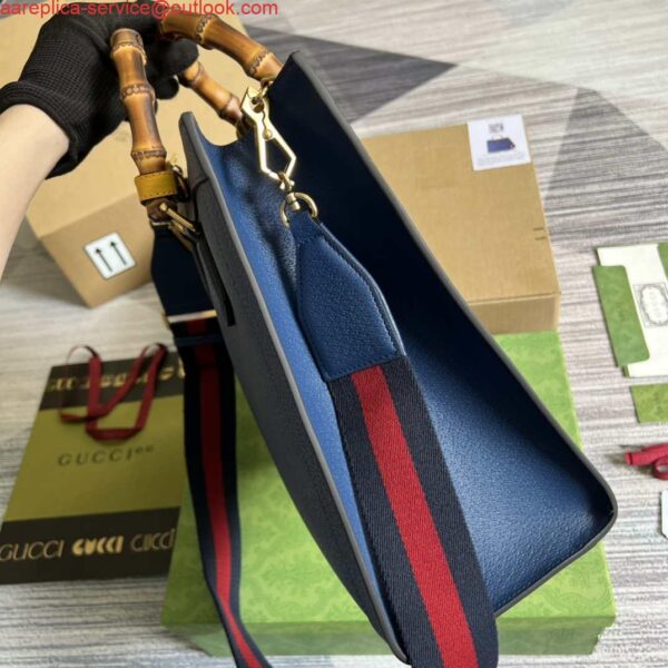 Replica Gucci 678842 Diana medium tote bag Blue 4