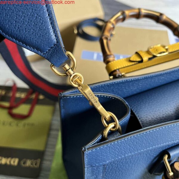 Replica Gucci 678842 Diana medium tote bag Blue 9