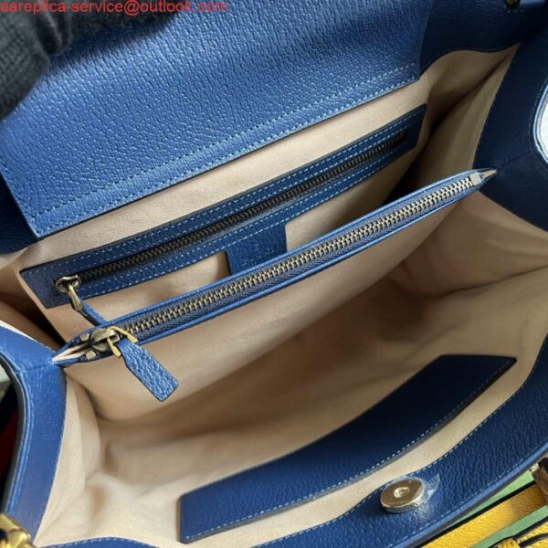 Replica Gucci 678842 Diana medium tote bag Blue 10