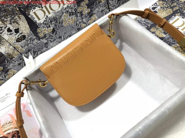 Replica Dior M9317 Crossbody small dior Bobby bag Tan box Calfskin 3