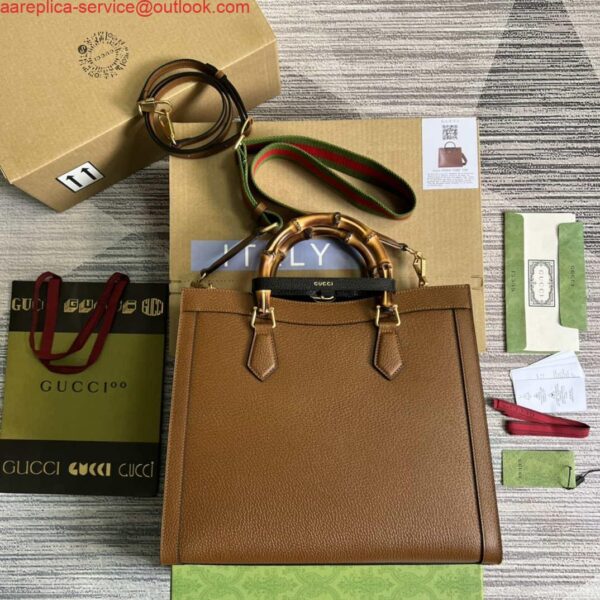 Replica Gucci 678842 Diana medium tote bag Brown 3