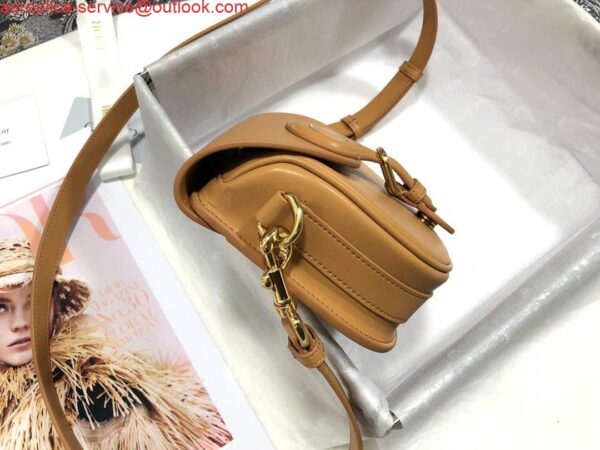 Replica Dior M9317 Crossbody small dior Bobby bag Tan box Calfskin 5