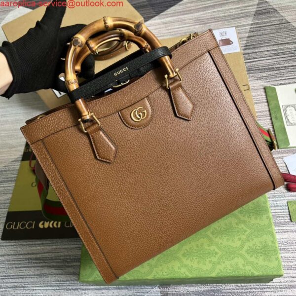 Replica Gucci 678842 Diana medium tote bag Brown 5