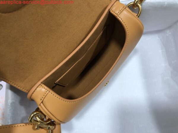 Replica Dior M9317 Crossbody small dior Bobby bag Tan box Calfskin 9