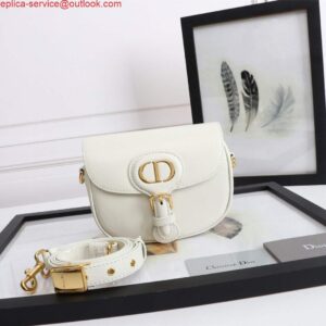 Replica Dior M9317 Crossbody small dior Bobby bag White box Calfskin