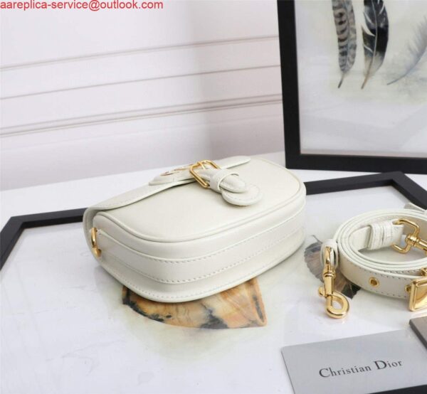 Replica Dior M9317 Crossbody small dior Bobby bag White box Calfskin 6