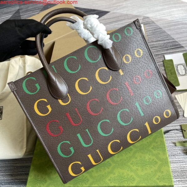 Replica Gucci 680956 Exquisite Gucci Small Tote Bag Brown 5