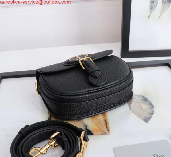 Replica Dior M9317 Small bobby bag Black Grained Calfskin 4