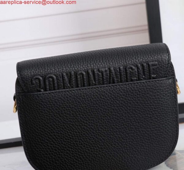 Replica Dior M9317 Small bobby bag Black Grained Calfskin 6