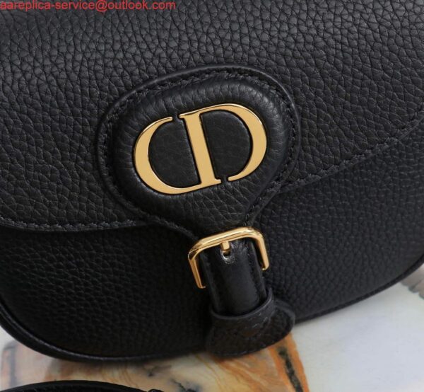 Replica Dior M9317 Small bobby bag Black Grained Calfskin 8