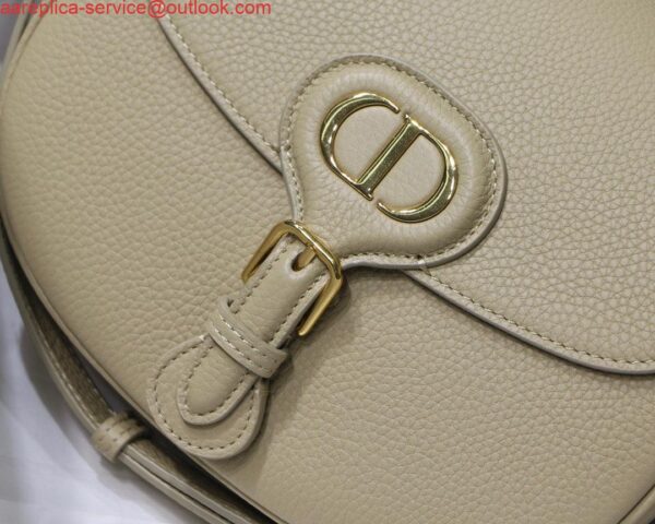 Replica Dior M9319 Medium Bobby Bag Beige Grained Calfskin 4