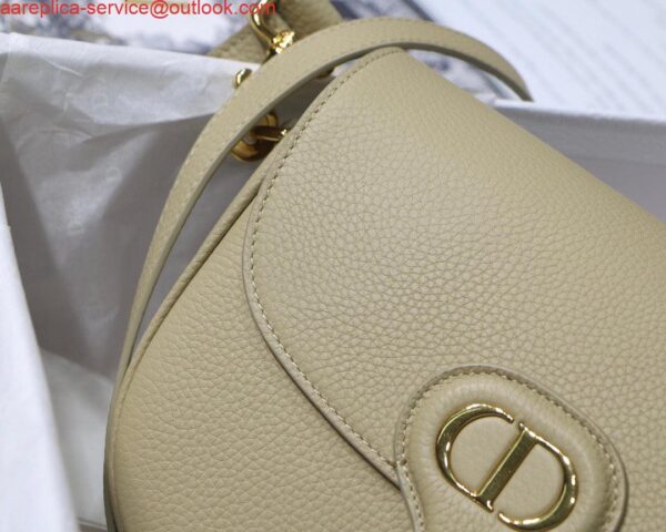 Replica Dior M9319 Medium Bobby Bag Beige Grained Calfskin 5