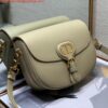 Replica Dior M9319 Medium Bobby Bag Beige Grained Calfskin