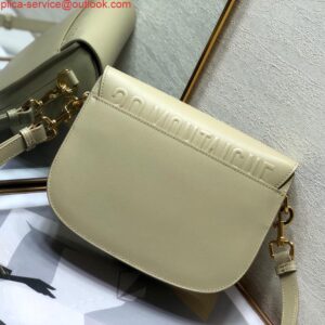 Replica Dior M9319 Medium Bobby Bag Beige Gray Box Calfskin 2