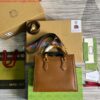 Replica Gucci 702721 Diana Small Tote Bag Green leather 2