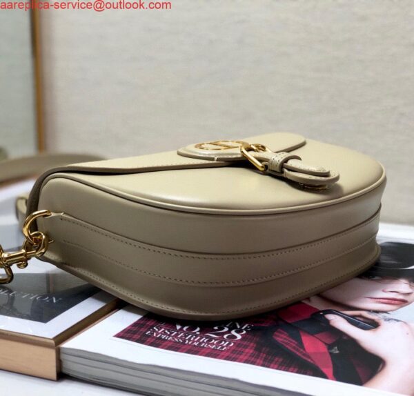 Replica Dior M9319 Medium Bobby Bag Beige Gray Box Calfskin 6