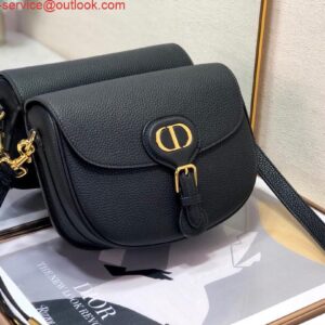 Replica Dior M9319 Medium Bobby Bag Black Grained Calfskin 2