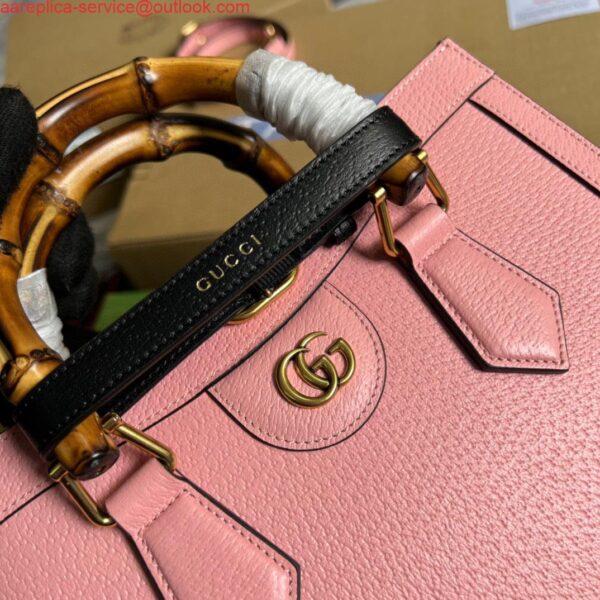 Replica Gucci 702721 Diana Small Tote Bag Pink 6